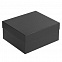 Коробка Satin, большая, черная с логотипом в Волгограде заказать по выгодной цене в кибермаркете AvroraStore