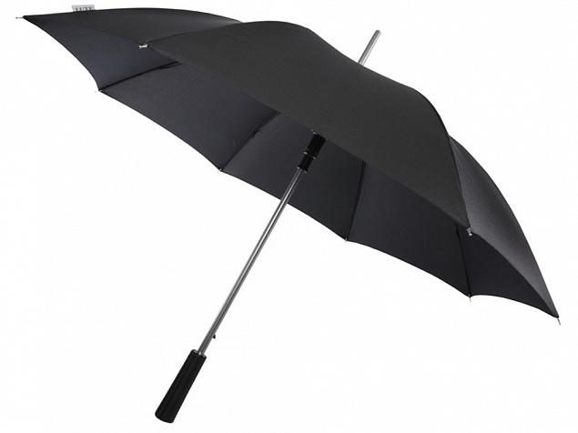 Pasadena 23-дюймовый зонт с механизмом автоматического открытия и алюминиевым штоком, серебристый с логотипом в Волгограде заказать по выгодной цене в кибермаркете AvroraStore