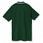 Рубашка поло мужская с контрастной отделкой PRACTICE 270, зеленый/белый с логотипом в Волгограде заказать по выгодной цене в кибермаркете AvroraStore