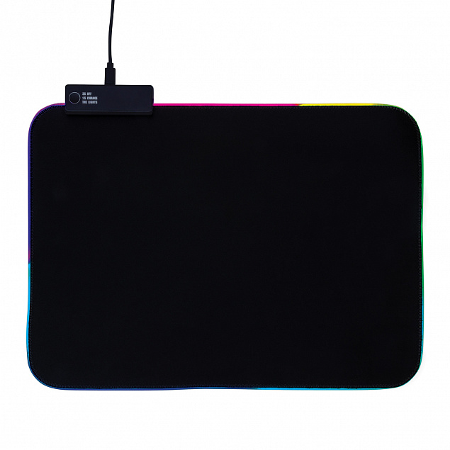 Игровой коврик для мыши с RGB-подсветкой с логотипом в Волгограде заказать по выгодной цене в кибермаркете AvroraStore