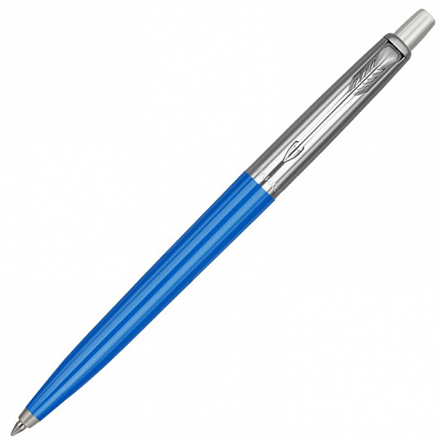 Ручка шариковая Parker Jotter Originals Blue Chrome CT, синяя с логотипом в Волгограде заказать по выгодной цене в кибермаркете AvroraStore