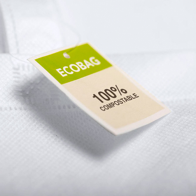 Сумка для покупок MOLTUX, белый, 40x36 см, 100% пластик PLA с логотипом в Волгограде заказать по выгодной цене в кибермаркете AvroraStore