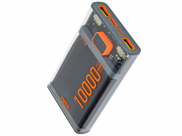 Внешний аккумулятор «CORE X», 10000 mAh с логотипом в Волгограде заказать по выгодной цене в кибермаркете AvroraStore