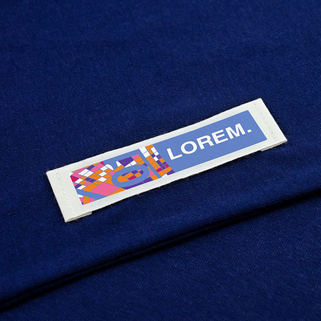 Лейбл хлопковый Doni, S, беленый с логотипом в Волгограде заказать по выгодной цене в кибермаркете AvroraStore