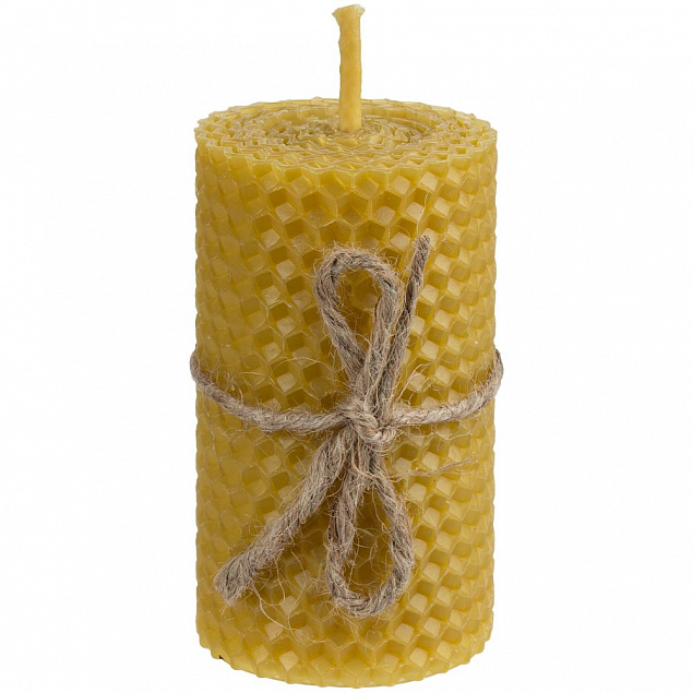 Свеча Honey Bee, малая с логотипом в Волгограде заказать по выгодной цене в кибермаркете AvroraStore