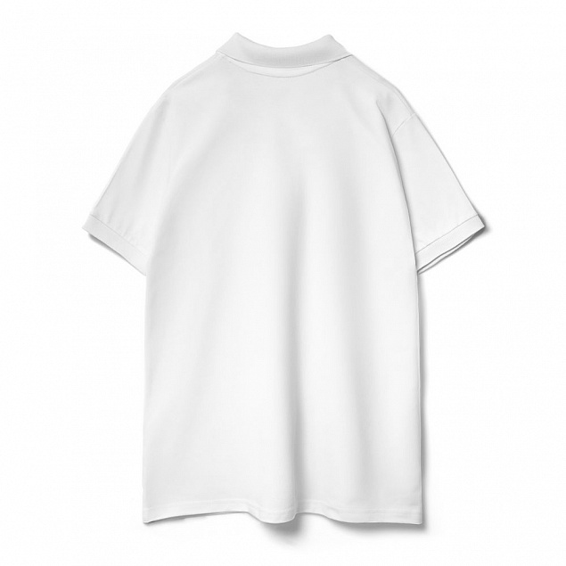 Рубашка поло мужская Virma Premium, белая с логотипом в Волгограде заказать по выгодной цене в кибермаркете AvroraStore