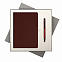 Подарочный набор Portobello/Spark бургунди (Ежедневник недат А5, Ручка) с логотипом в Волгограде заказать по выгодной цене в кибермаркете AvroraStore