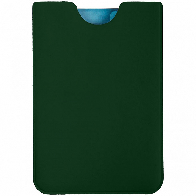 Чехол для карточки Dorset, зеленый с логотипом в Волгограде заказать по выгодной цене в кибермаркете AvroraStore