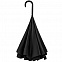 Зонт наоборот Style, трость, черный с логотипом в Волгограде заказать по выгодной цене в кибермаркете AvroraStore