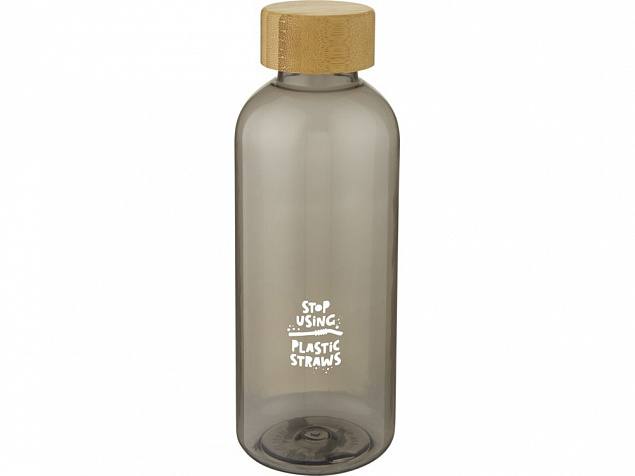 Ziggs спортивная бутылка из переработанного пластика объемом 650 мл, transparent charcoal с логотипом в Волгограде заказать по выгодной цене в кибермаркете AvroraStore