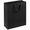 Пакет Wide, черный с логотипом в Волгограде заказать по выгодной цене в кибермаркете AvroraStore