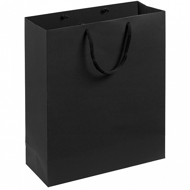 Пакет Wide, черный с логотипом в Волгограде заказать по выгодной цене в кибермаркете AvroraStore