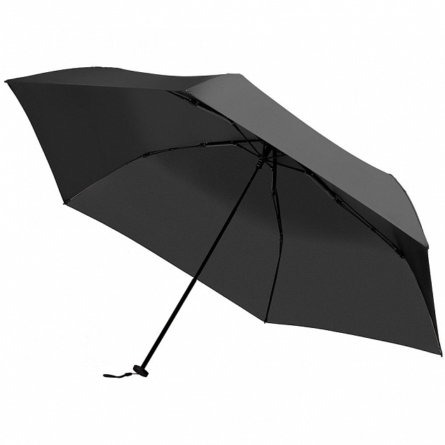 Зонт складной Luft Trek, черный с логотипом в Волгограде заказать по выгодной цене в кибермаркете AvroraStore