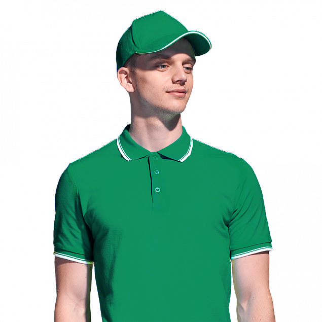 Бейсболка 11K Зелёный с логотипом в Волгограде заказать по выгодной цене в кибермаркете AvroraStore