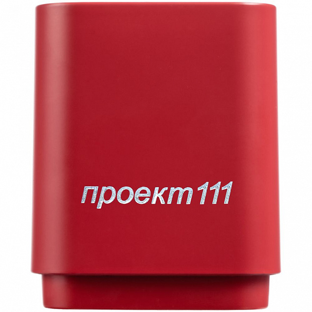 Беспроводная колонка с подсветкой логотипа Glim, красная с логотипом в Волгограде заказать по выгодной цене в кибермаркете AvroraStore