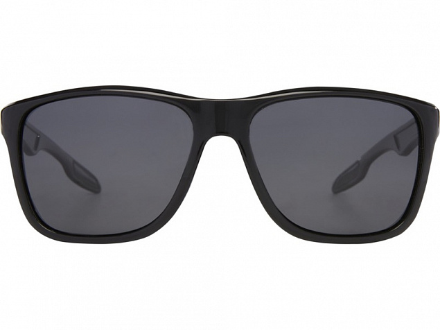 Поляризованные спортивные солнцезащитные очки Eiger с оправой из переработанного ПЭТ, черный с логотипом в Волгограде заказать по выгодной цене в кибермаркете AvroraStore