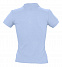 Рубашка поло женская PEOPLE 210, голубая с логотипом в Волгограде заказать по выгодной цене в кибермаркете AvroraStore