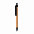 Эко-ручка Write, черный с логотипом в Волгограде заказать по выгодной цене в кибермаркете AvroraStore