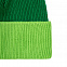Шапка Snappy, зеленая с салатовым с логотипом в Волгограде заказать по выгодной цене в кибермаркете AvroraStore