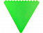 Треугольный скребок Frosty 2.0 , зеленый с логотипом в Волгограде заказать по выгодной цене в кибермаркете AvroraStore