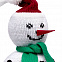 Елочная игрушка «Снеговик» с логотипом в Волгограде заказать по выгодной цене в кибермаркете AvroraStore