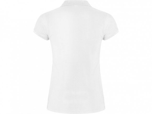 Рубашка поло Star женская, белый с логотипом в Волгограде заказать по выгодной цене в кибермаркете AvroraStore