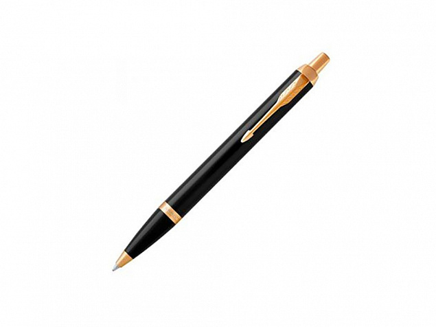 Ручка Parker шариковая «IM Core Black GT» с логотипом в Волгограде заказать по выгодной цене в кибермаркете AvroraStore