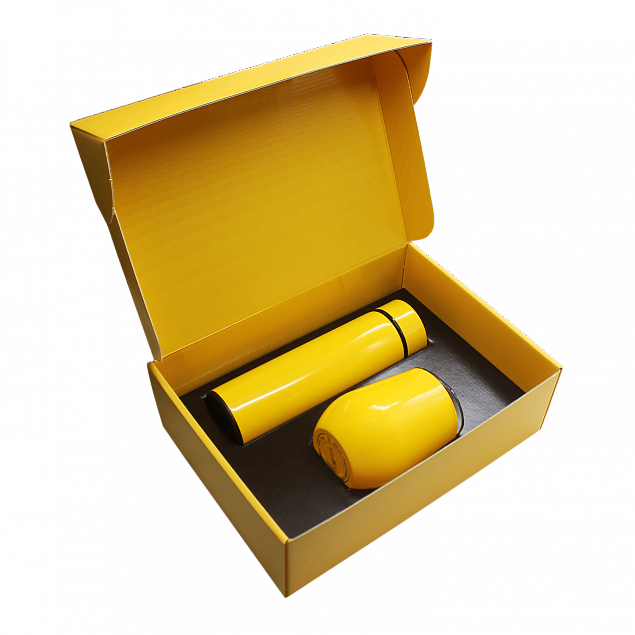 Набор Hot Box C yellow B (желтый) с логотипом в Волгограде заказать по выгодной цене в кибермаркете AvroraStore