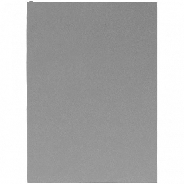 Ежедневник Flat, недатированный, серый с логотипом в Волгограде заказать по выгодной цене в кибермаркете AvroraStore