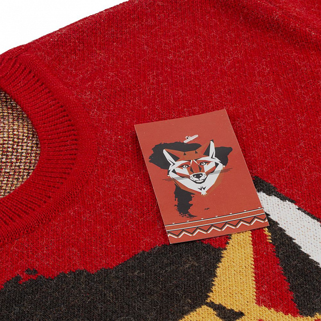 Джемпер Totem Fox, красный с логотипом в Волгограде заказать по выгодной цене в кибермаркете AvroraStore