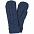 Варежки Heat Trick, синий меланж с логотипом в Волгограде заказать по выгодной цене в кибермаркете AvroraStore