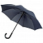 Зонт-трость Alessio, темно-синий с логотипом в Волгограде заказать по выгодной цене в кибермаркете AvroraStore