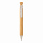 Бамбуковая ручка с клипом из пшеничной соломы с логотипом в Волгограде заказать по выгодной цене в кибермаркете AvroraStore