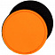 Лейбл из ПВХ с липучкой Menteqo Round, оранжевый неон с логотипом в Волгограде заказать по выгодной цене в кибермаркете AvroraStore