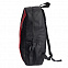 Рюкзак PLUS, чёрный/красный, 44 x 26 x 12 см, 100% полиэстер 600D с логотипом в Волгограде заказать по выгодной цене в кибермаркете AvroraStore