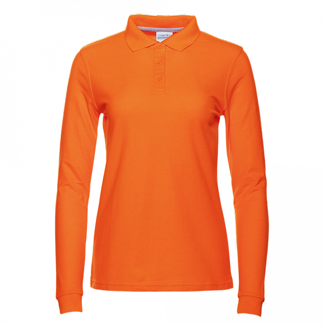 Рубашка поло Рубашка женская 04SW Оранжевый с логотипом в Волгограде заказать по выгодной цене в кибермаркете AvroraStore