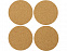 Набор костеров из пробки в хлопковом мешке «Bali» с логотипом в Волгограде заказать по выгодной цене в кибермаркете AvroraStore