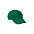 Бейсболка PROMOTION, белая - ярко-зеленая с логотипом в Волгограде заказать по выгодной цене в кибермаркете AvroraStore