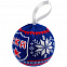 Шарик новогодний «СКА», синий с логотипом в Волгограде заказать по выгодной цене в кибермаркете AvroraStore