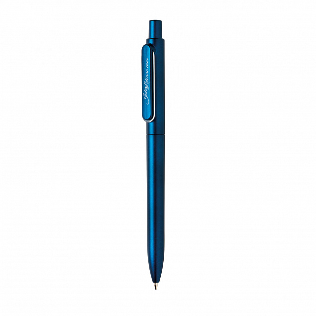 Ручка X6, синий с логотипом в Волгограде заказать по выгодной цене в кибермаркете AvroraStore