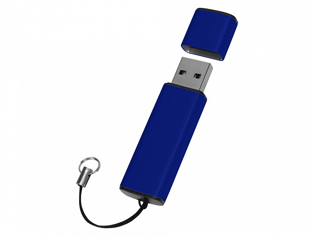 USB-флешка на 16 Гб «Borgir» с колпачком с логотипом в Волгограде заказать по выгодной цене в кибермаркете AvroraStore