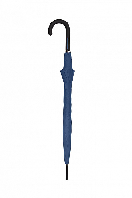 Зонт-трость Glasgow, темно-синий с логотипом в Волгограде заказать по выгодной цене в кибермаркете AvroraStore