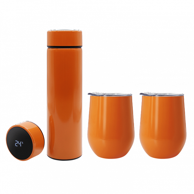 Набор Hot Box C2 B, оранжевый с логотипом в Волгограде заказать по выгодной цене в кибермаркете AvroraStore