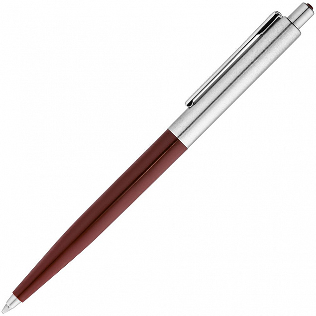 Ручка шариковая Senator Point Metal, красная с логотипом в Волгограде заказать по выгодной цене в кибермаркете AvroraStore
