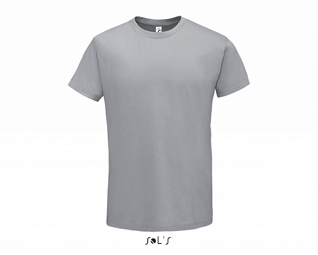 Фуфайка (футболка) REGENT мужская,Чистый серый 3XL с логотипом в Волгограде заказать по выгодной цене в кибермаркете AvroraStore