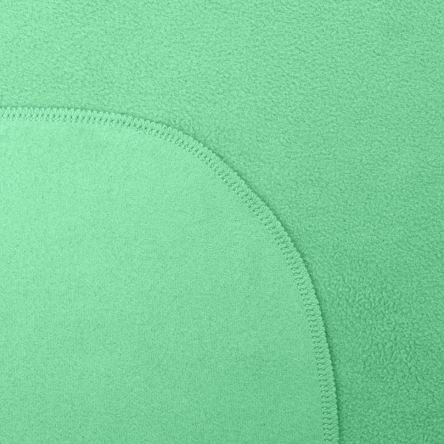 Флисовый плед Warm&Peace, светло-зеленый с логотипом в Волгограде заказать по выгодной цене в кибермаркете AvroraStore