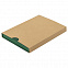 Ежедневник недатированный Softie, А5, темно-зеленый, блок в клетку, зеленый обрез с логотипом в Волгограде заказать по выгодной цене в кибермаркете AvroraStore