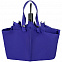 Зонт-сумка складной Stash, синий с логотипом в Волгограде заказать по выгодной цене в кибермаркете AvroraStore