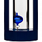 Термометр «Галилео» в деревянном корпусе, синий с логотипом в Волгограде заказать по выгодной цене в кибермаркете AvroraStore