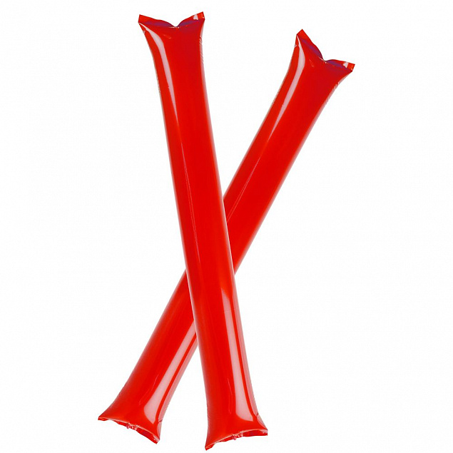 Палки-стучалки для болельщиков Hip-Hip, красные с логотипом в Волгограде заказать по выгодной цене в кибермаркете AvroraStore
